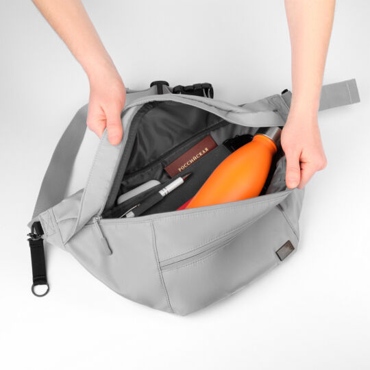 Сумка через плечо (cross body) Бостон (Boston), серая